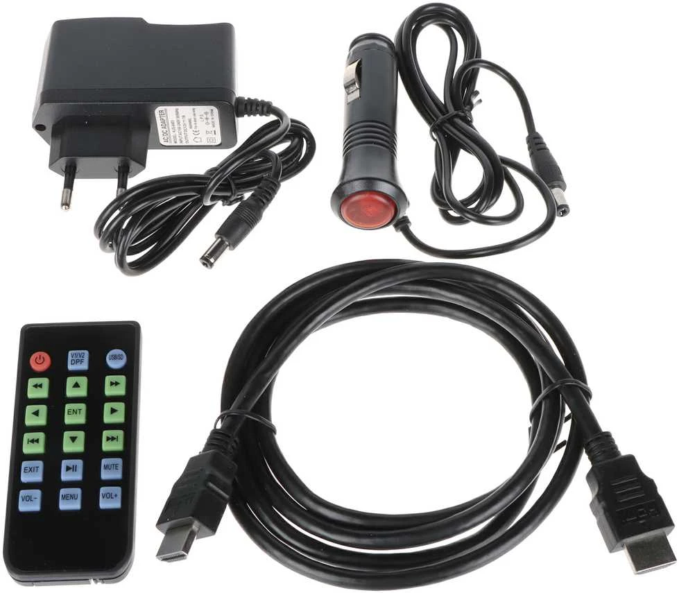 Vilux MONITORIUS VGA, HDMI, AUDIO, 2XVIDEO, USB, NUOTOLINIS PULTELIS TFT-12/CCTV 11.6 "