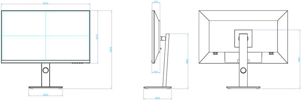 MONITORIUS VGA, HDMI, AUDIO LM27-P301A 27 " DAHUA