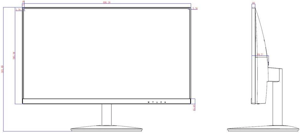 MONITORIUS VGA, HDMI LM22-A200 22 " DAHUA