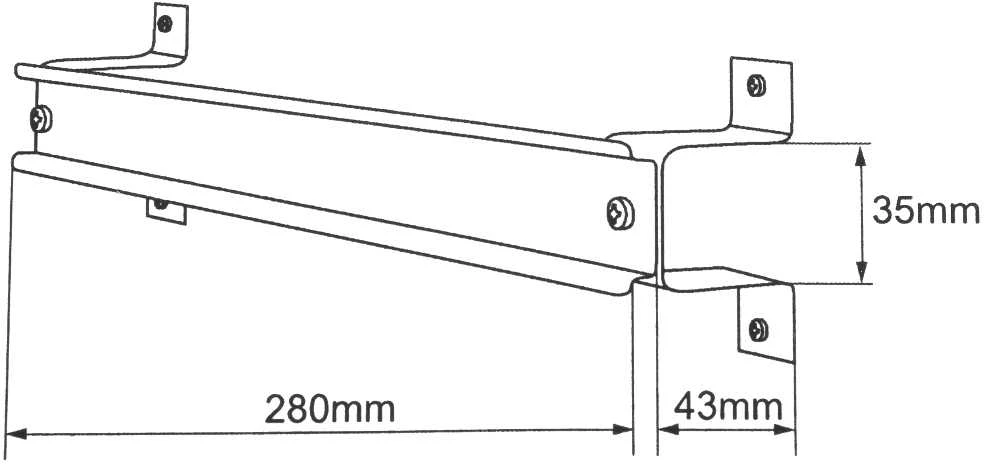 MONTAVIMO BĖGIAI DIN TS-35 OMI-5-DIN KORPUSUI OMI-5 SATEL