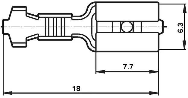 TST MOTERIS JUNGTIS KSG-6.3 / 2.5 * P100