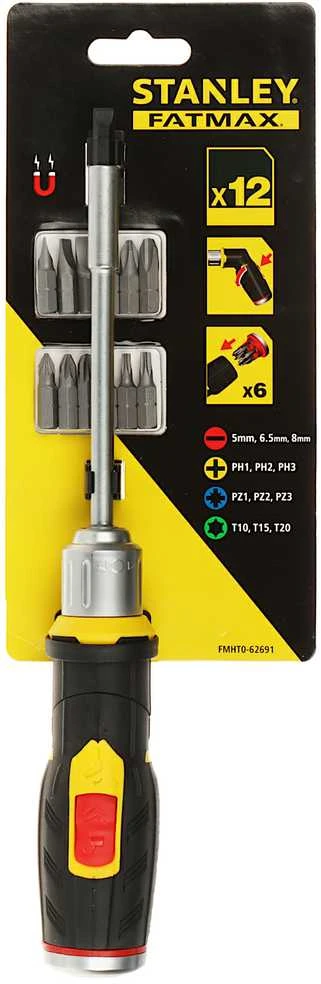Stanely Ftamax atsuktuvas su 12 antgalių FMHT0-62691