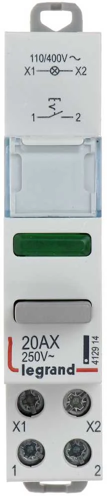 MYGTUKINIS JUNGIKLIS PAVIENIS BISTABILUS SU LEMPUTE LE-412914 1X NO 20 A LEGRAND