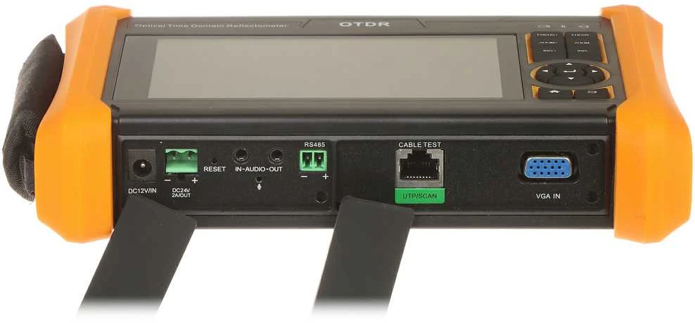 TST OPTINIS REFLEKTOMETRAS (OTDR) SU CCTV TESTERIU CS-R3-50H