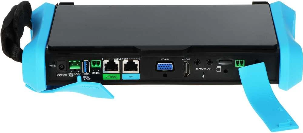 TST OPTINIS REFLEKTOMETRAS (OTDR) SU CCTV TESTERIU CS-R8-80H
