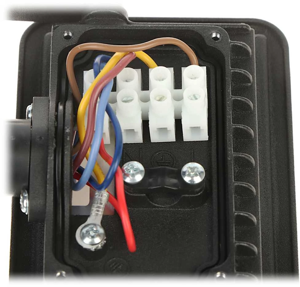 Orno FARO S LED prožektorius su PIR 10W, 800lm, IP44, 4000K, aliuminis + stiklas