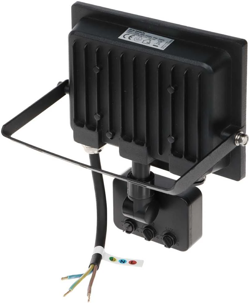Orno PORTO S LED 30W prožektorius su PIR, 2400lm, IP44, 4000K, aliuminis + polikarbonatas