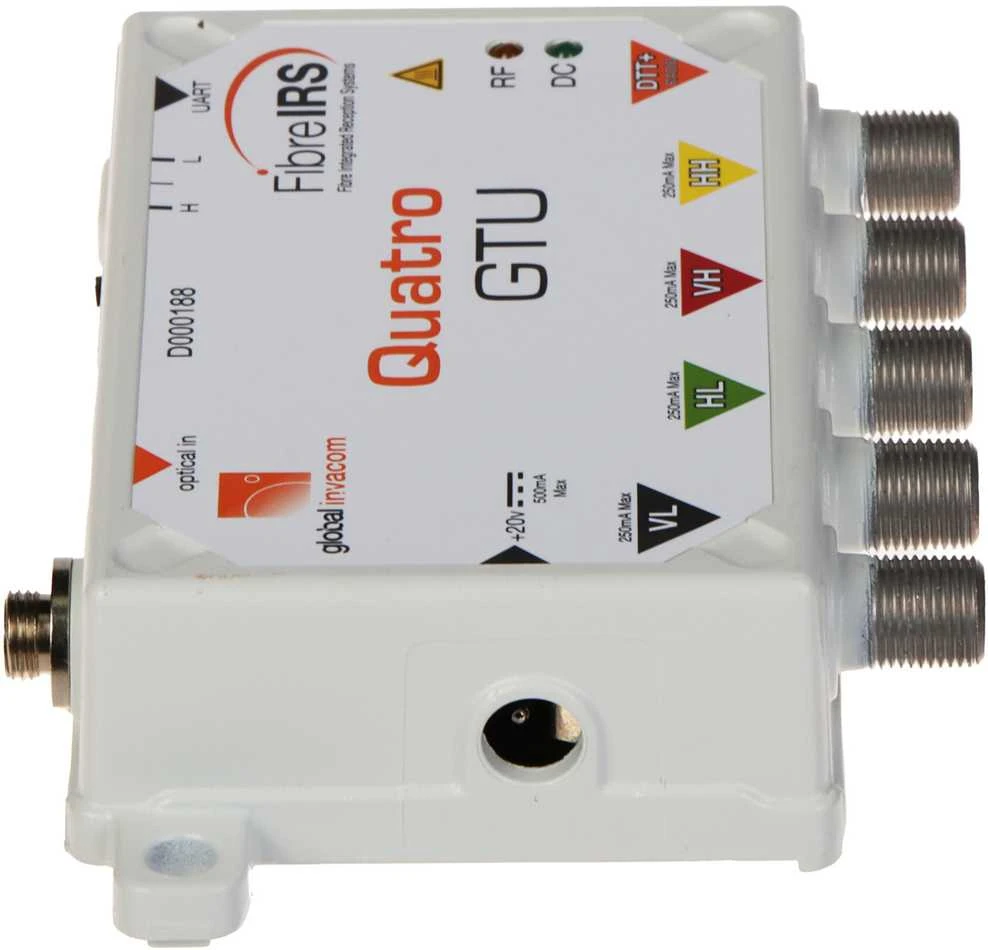IRIS Global Invacom GI-FibreIRS Quatro GTU Mark III optinis imtuvas