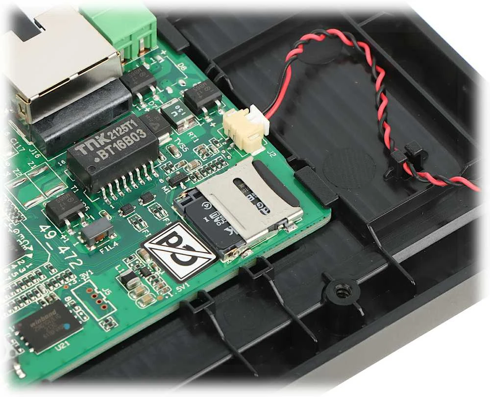 Dahua Technology Co IP domofono monitorius 7 colių, PoE, veikia tik SIP protokolu, juodas