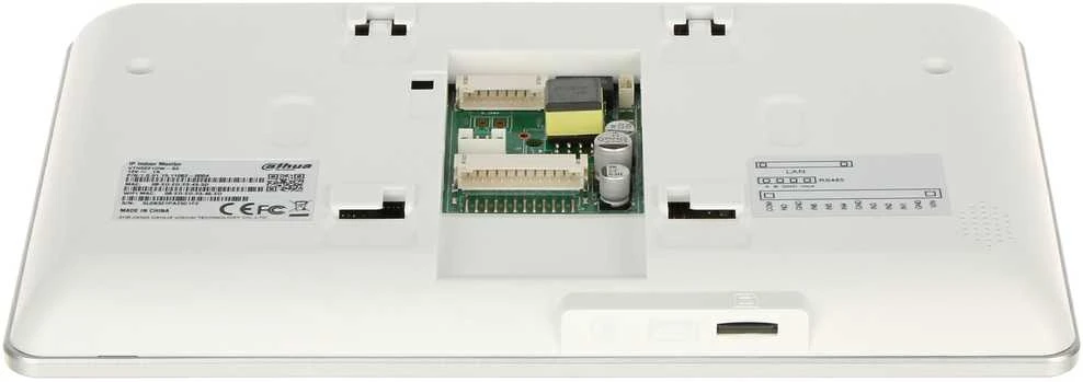 Dahua IP domofono monitorius su WIFI, 7 col. 1024x600,Micro SD kortelės prievadas,PoE(802.3af) baltas, SIP