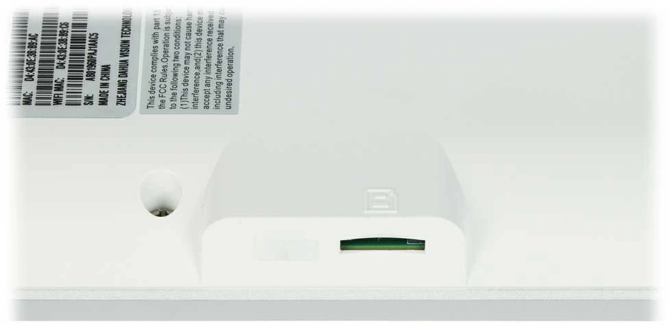 Dahua Technology Co 10 colių IP domofono monitorius su WIFI,10 col. su kam.1024x600,Micro SD kort. prievadas, PoE