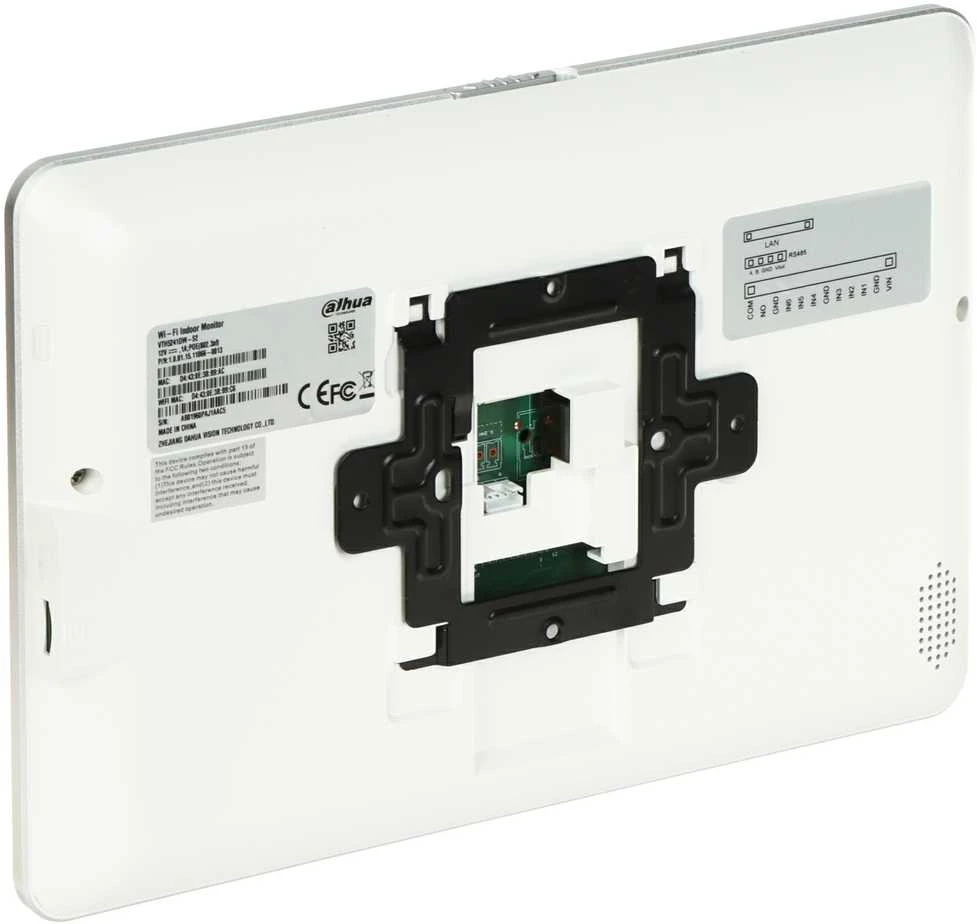 Dahua Technology Co 10 colių IP domofono monitorius su WIFI,10 col. su kam.1024x600,Micro SD kort. prievadas, PoE
