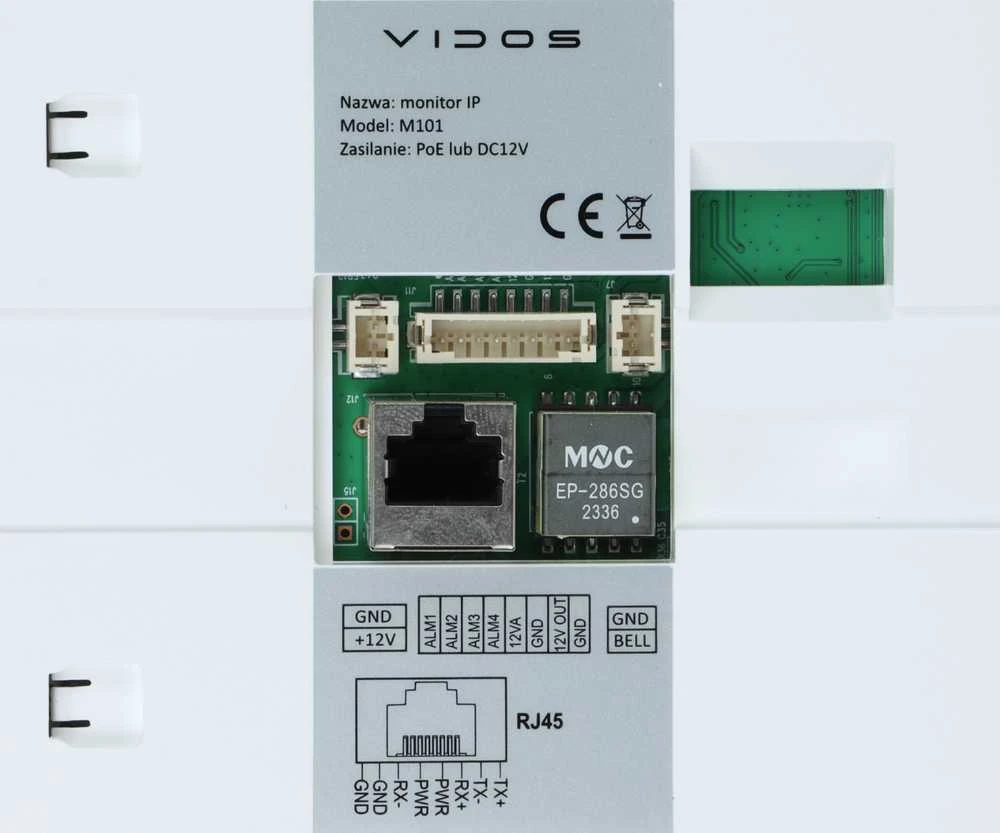 Monitoriaus vaizdo domofonas VIDOS IPX M101