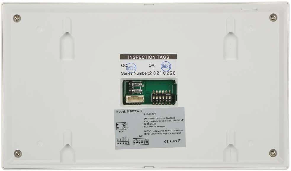 VDS Monitorius Wideodomofonu VIDOS DUO M1021W-2