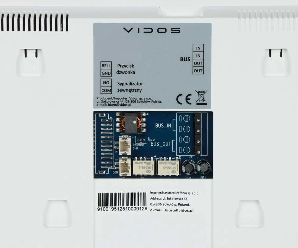 VDS Video intercom monitorius VIDOS 2IP M200W-X