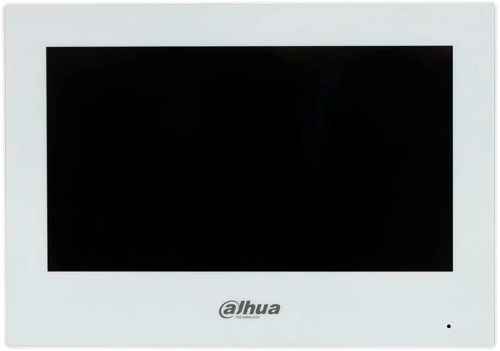 Dahua IP domofono monitorius VTH5321GW-W. 7 col. 1024x600. Wifi, PoE(802.3af). SIP. Andoid 8.1, baltas