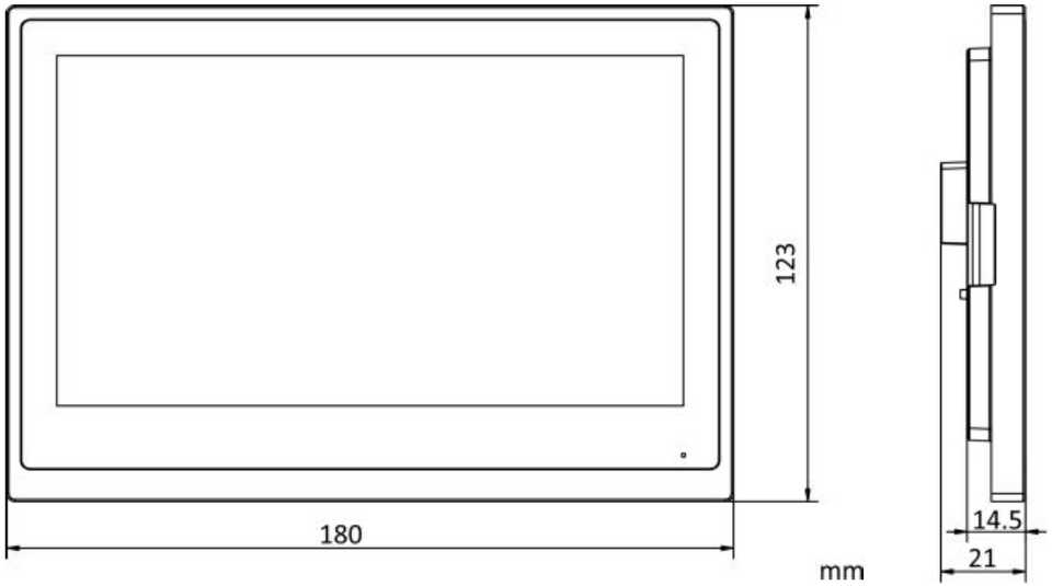 PATALPŲ VIDAUS SKYDELIS Wi-Fi / IP DS-KH6351-WTE1 Hikvision