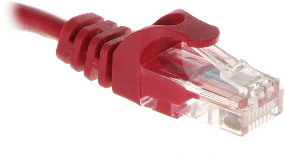 TST PATCHCORD RJ45/0.2-Raudonas 0.2 m