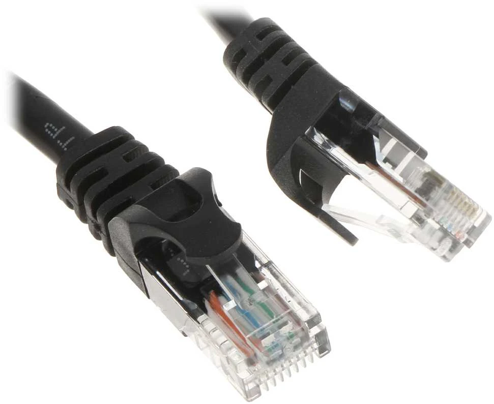 TST Masyvas PATCHCORD RJ45/0.5-Juodas 0.5m