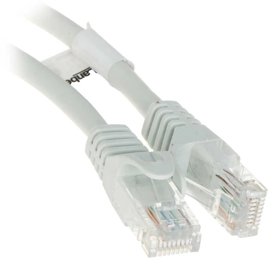 LANBERG PCU6-10CC-0050-S Patchcord RJ45 kat. 6 UTP 0.5m pilkas