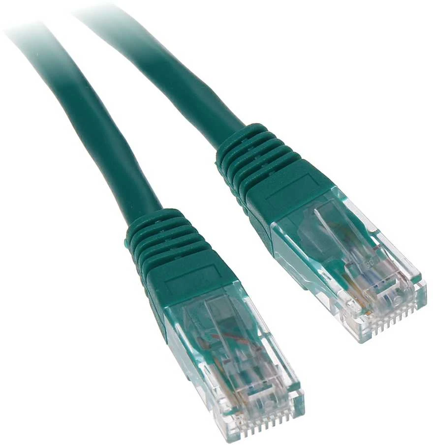 Oem Patchcord kabelis UTP 8c kištukas-kištukas 0.5 m CCA žalia cat.6e