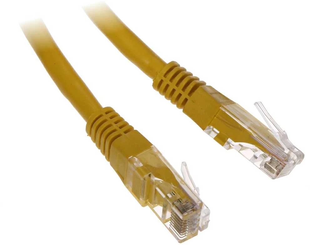 TST Oem Patchcord kabelis UTP 8c kištukas-kištukas 1.5 m CCA geltona cat.6e