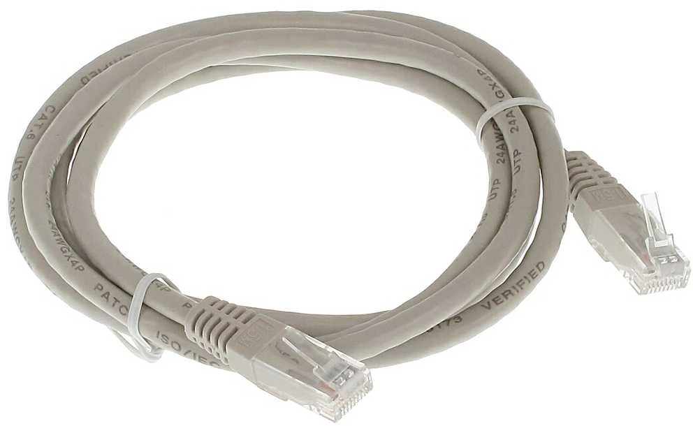 LANBERG PCU6-10CC-0150-S Patchcord RJ45 kat. 6 UTP 1.5m pilkas