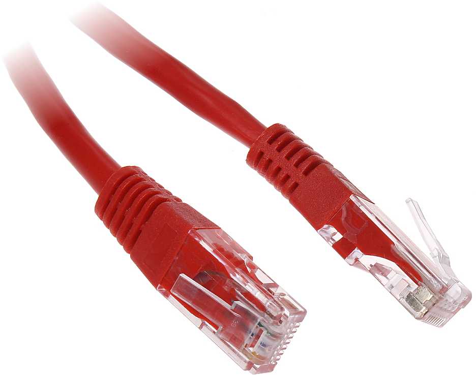 LP Tinklo laidas UTP kabelis 8c kištukas-kištukas 1,5m, cat.6e, raudonas