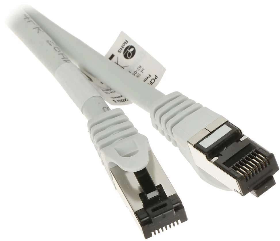 LANBERG patchcord cat.8.1 S/FTP LSZH CU 3m pilkas
