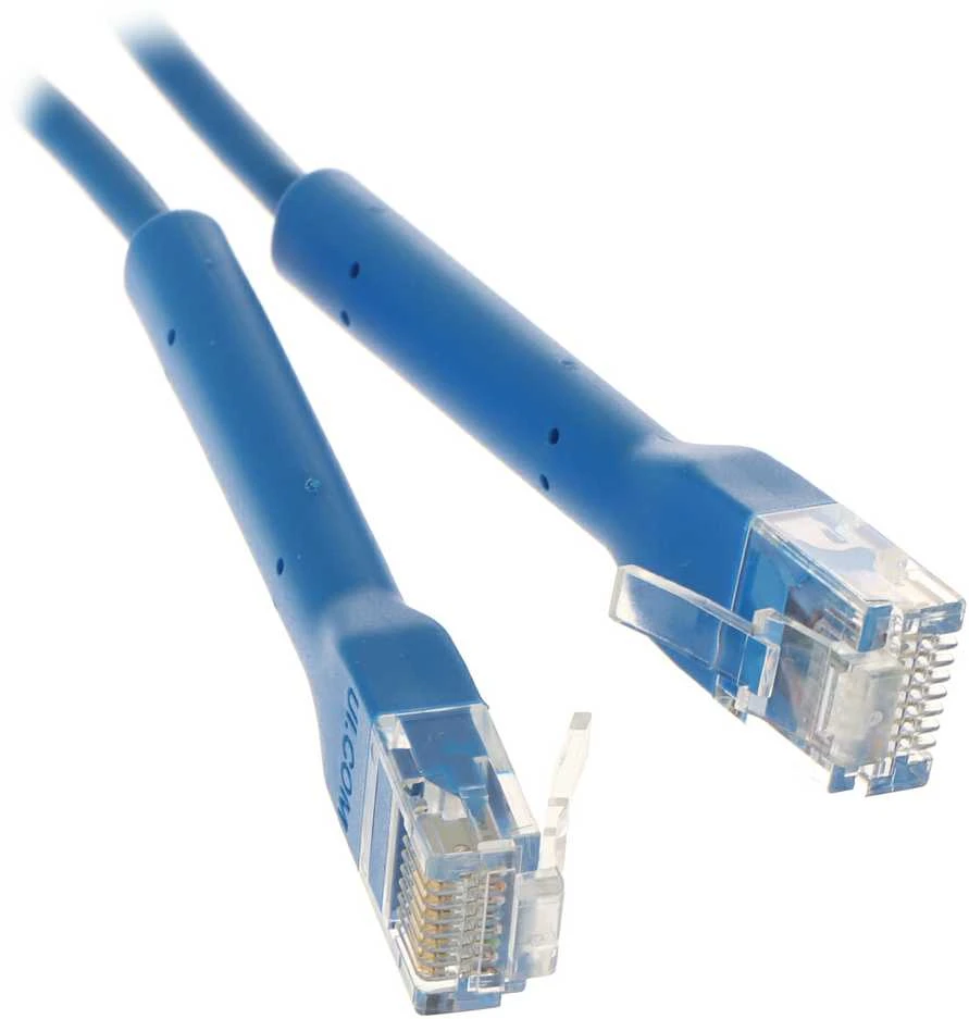 Ubiquiti U-Cable-Patch-0.3m-RJ45-BL | Patchcord LAN | UniFi Komutacinis kabelis, 0.3m, Cat6, Mėlyna