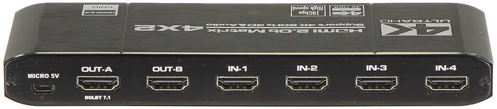 Inny PERJUNGIKLIS HDMI-SW-4/2-MATRIX