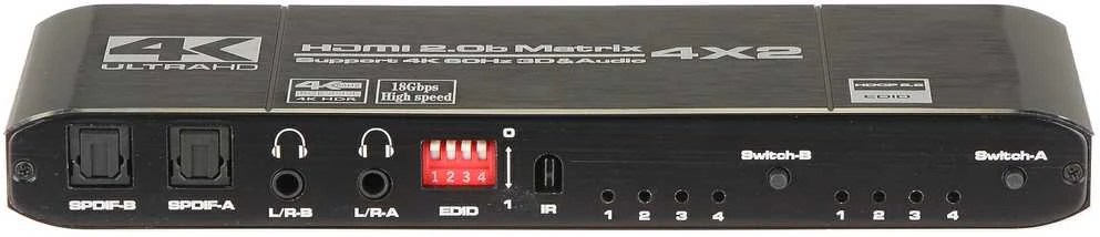 Inny PERJUNGIKLIS HDMI-SW-4/2-MATRIX