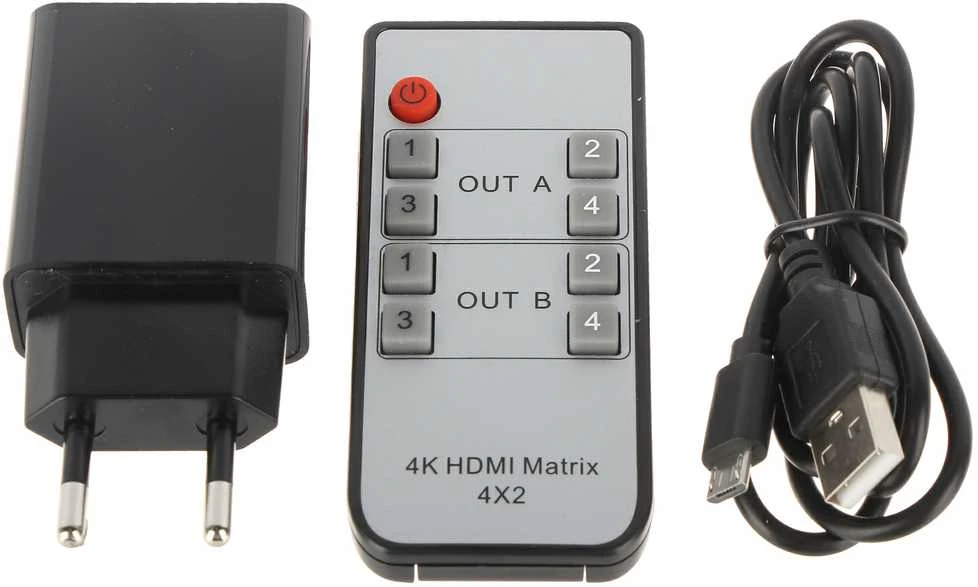 Inny PERJUNGIKLIS HDMI-SW-4/2-MATRIX