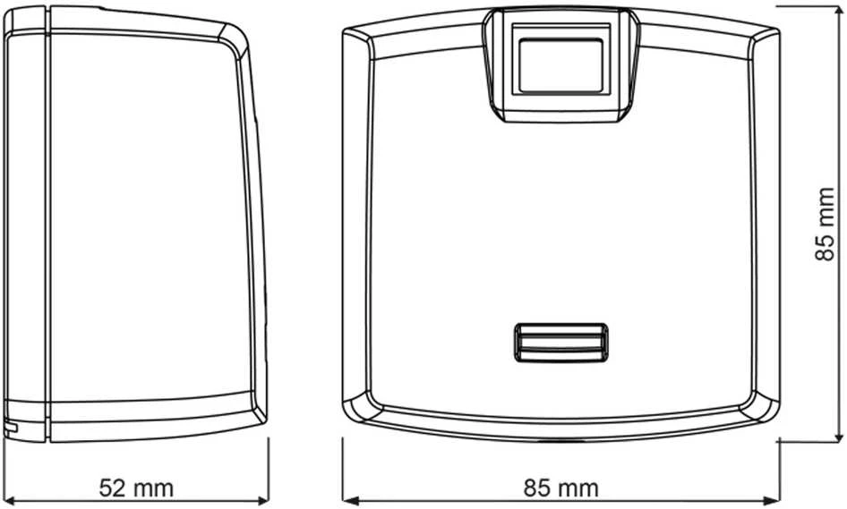 PIRŠTŲ ATSPAUDŲ SKAITYTUVAS + RFID RFT1000 ROGER