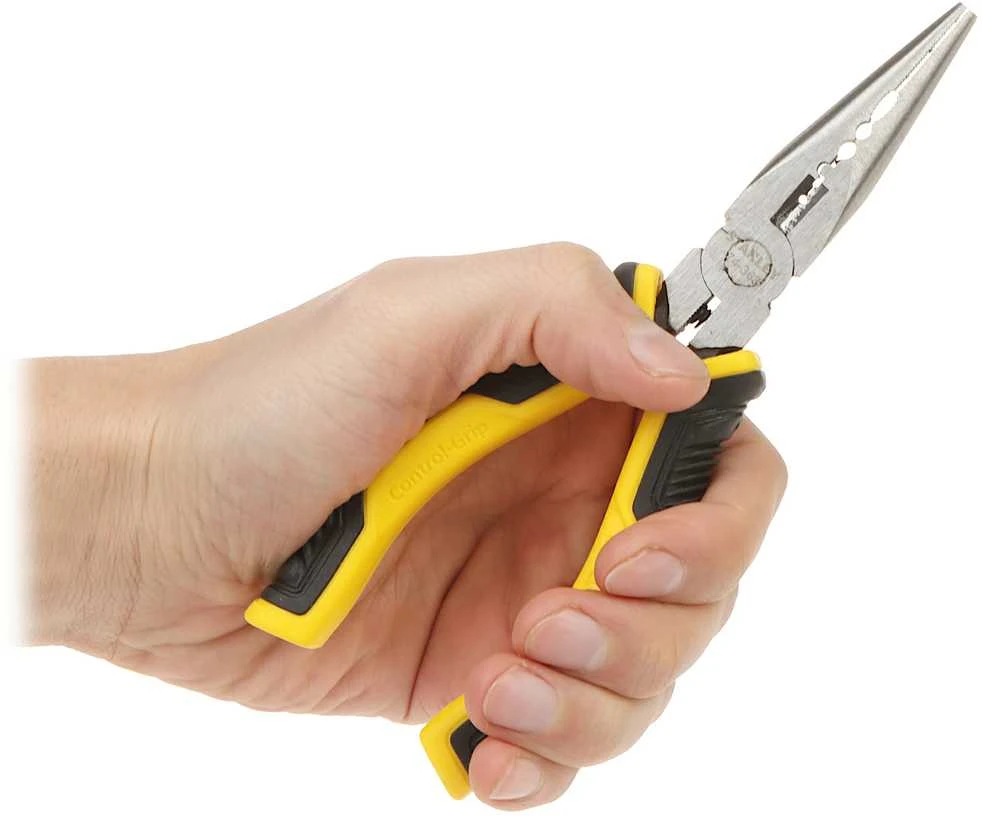 STANLEY CONTROL-GRIP replės TIESIAI ILGINTOS 150 mm