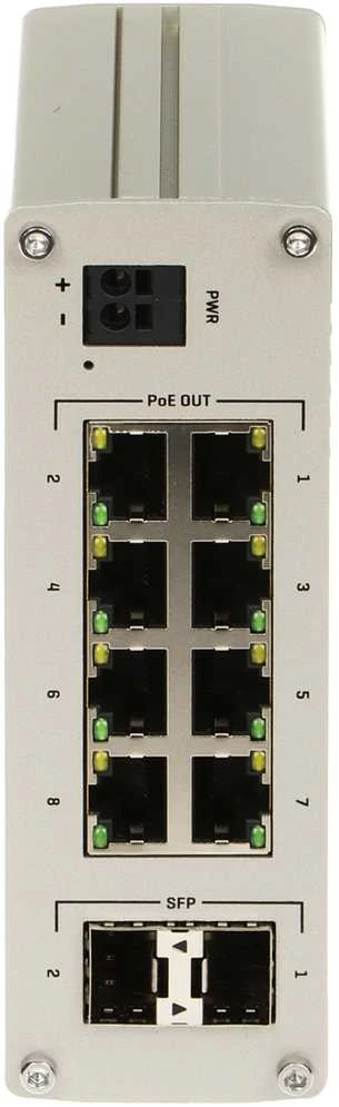 Teltonika | Ethernet komutatorius | TSW200 | Nevaldomas | Stalinis | Gigabito Ethernet (varinis) jungčių kiekis: 8 | 10 Gbps (RJ-45) jungčių kiekis: 0 | SFP jungčių kiekis: 2 | SFP+ jungčių kiekis: 0 | Combo jungčių kiekis: 0 | Maitinimo per Ethernet (PoE) jungčių kiekis: 8 | Maitinimo šaltinio tipas: Apsaugos klasė: IP30 | 24 mėn.