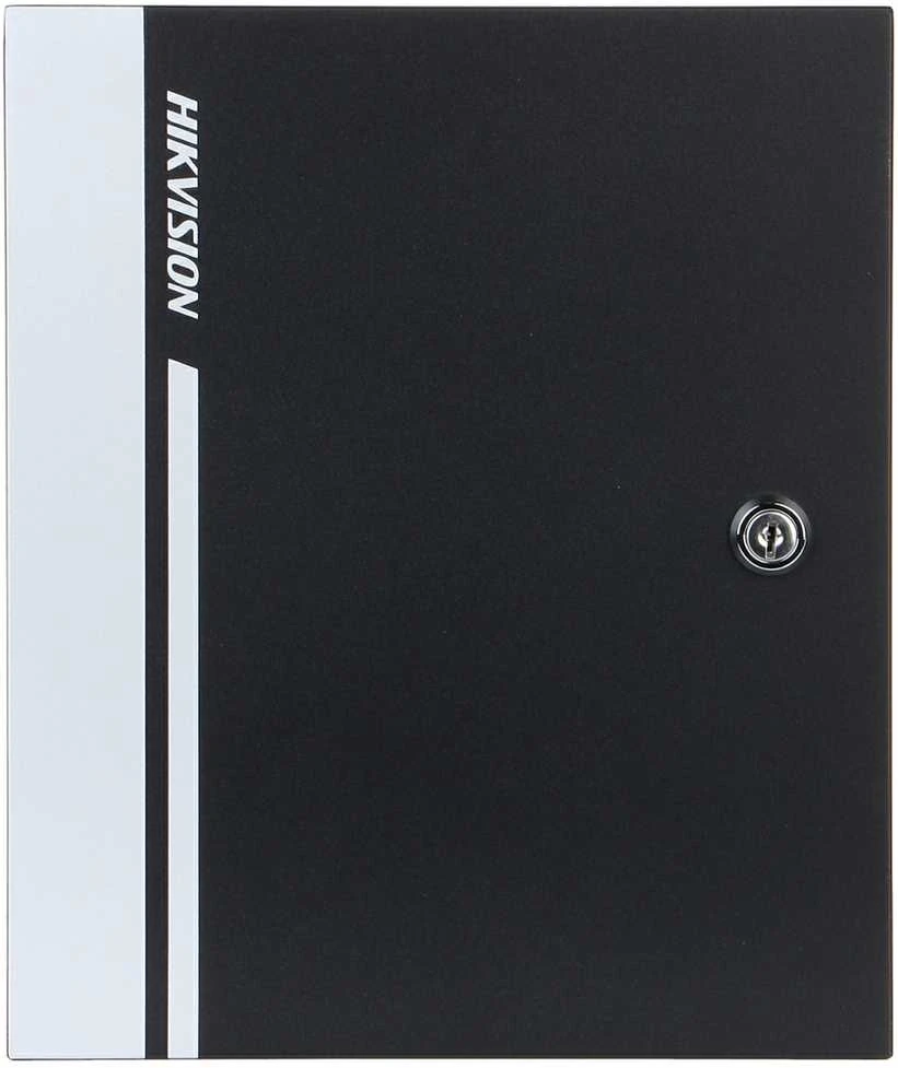 Hikvision DS-K2804 kontrolerio modulis užrakinamoje dėžėje