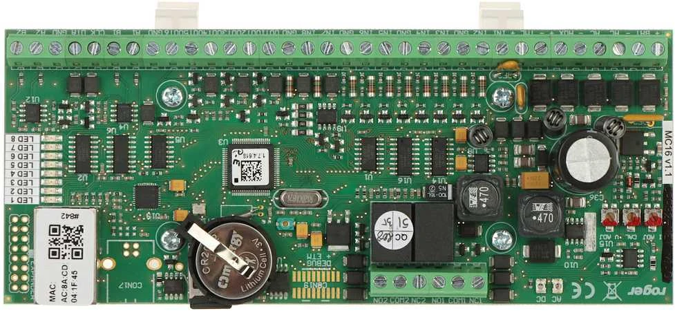 Prieigos kontrolerio modulis MC16 su elektronine plokšte