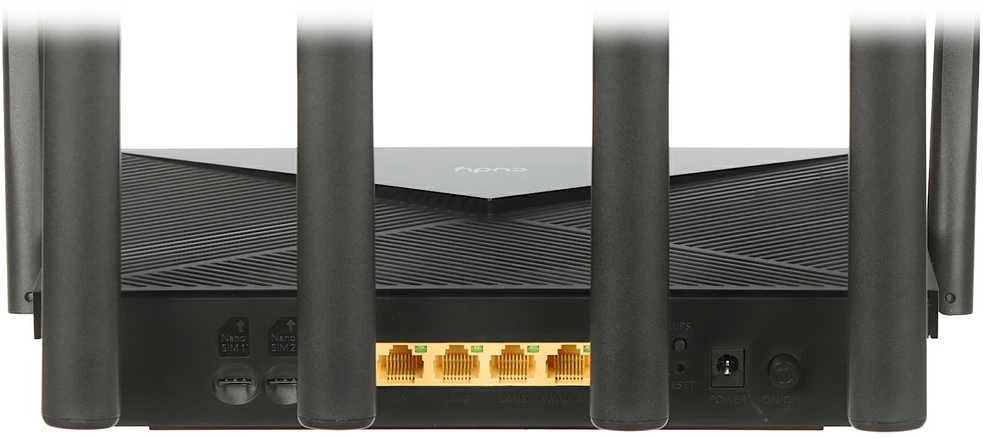 Cudy P5 belaidis maršrutizatorius Gigabit Ethernet dviejų dažnių (2,4 GHz / 5 GHz) 5G Juodas