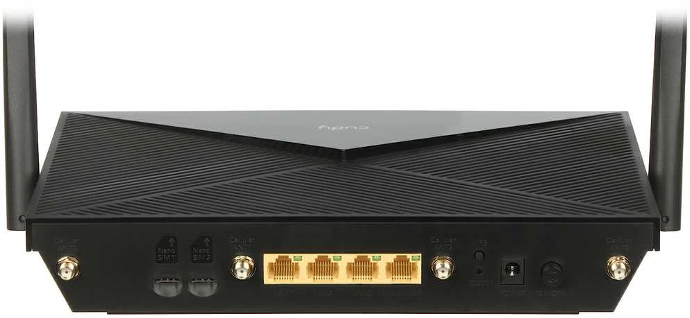 Cudy P5 belaidis maršrutizatorius Gigabit Ethernet dviejų dažnių (2,4 GHz / 5 GHz) 5G Juodas