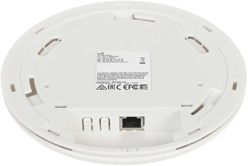 MIKROTIK RBcAP2nD cAp 2.4GHz 1x RJ45 100Mb/s prieigos taškas
