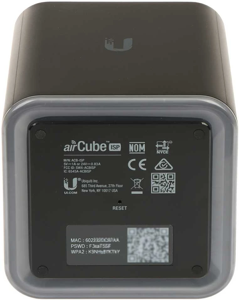 Maršrutizatorius PRIEIGOS TAŠKAS +ROUTER ACB-ISP Wi-Fi 2.4 GHz 300 Mbps UBIQUITI