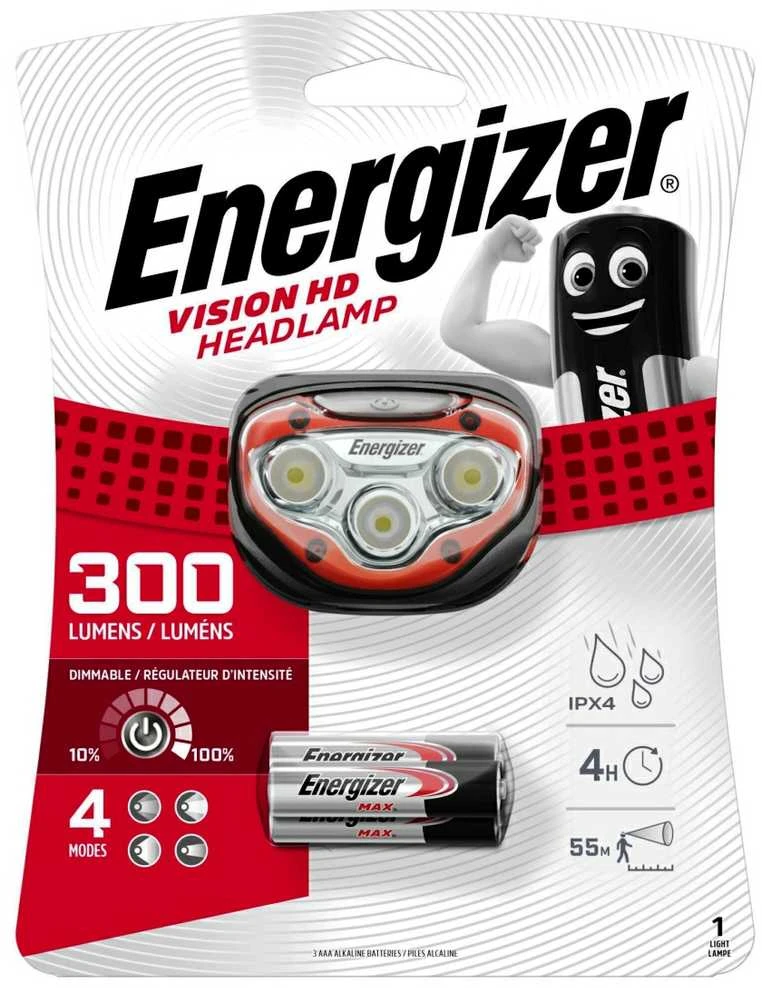 ENERGIZER VISION PRIEKINIS ŽIBINTAS 300lm 3 LED 3AAA