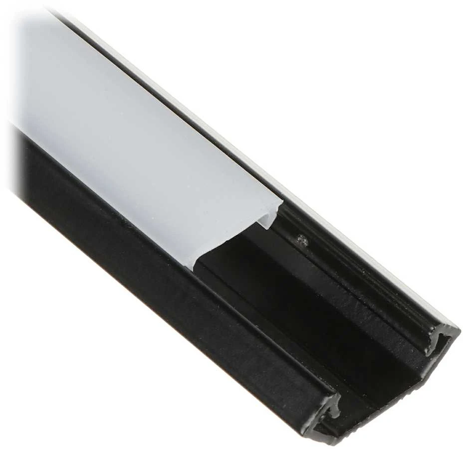 Oledowani TST PROFILIS SU LEMPA LED JUOSTAI PR-LED/CB/2M KAMPINIS JUODA
