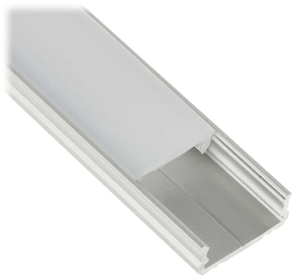 Oledowani TST PROFILIS SU LED JUOSTELIŲ ŠVIESOS TEPTUKU PR-LED/SA/2M PAVIRŠINIS MONTAVIMAS Sidabrinis