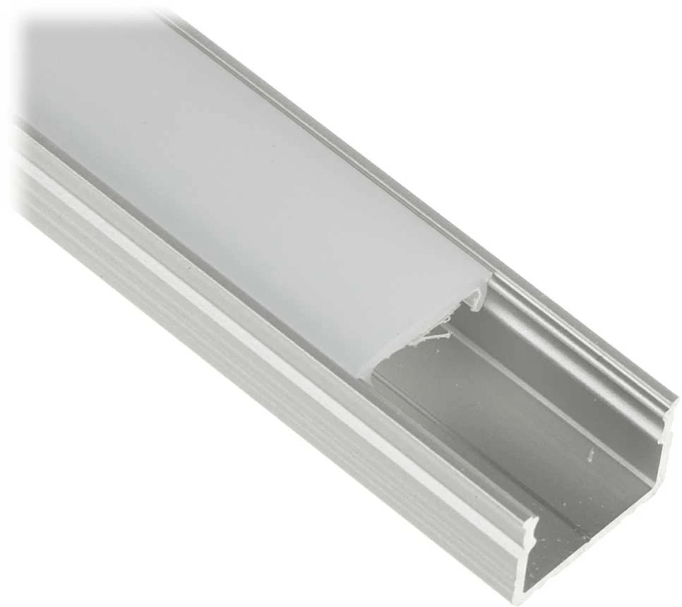 Oledowani TST PROFILIS SU LED JUOSTELIŲ ŠVIESOS TEPTUKU PR-LED/SA2/2M PAVIRŠINIS MONTAVIMAS Sidabrinis