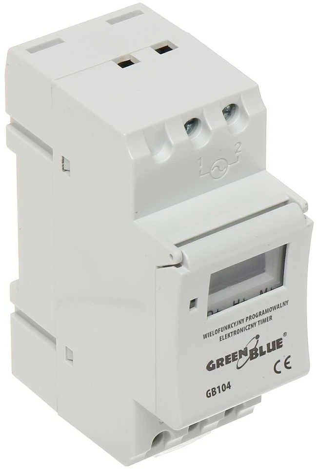 GreenBlue PROGRAMUOJAMAS ELEKTRONINIS LAIKO JUNGIKLIS GB-104