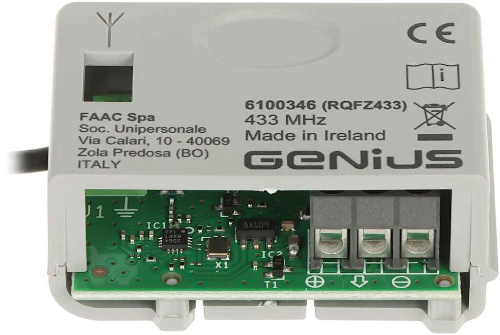 RADIJO MODULIS VARTAMS GENIUS-XF433 FAAC