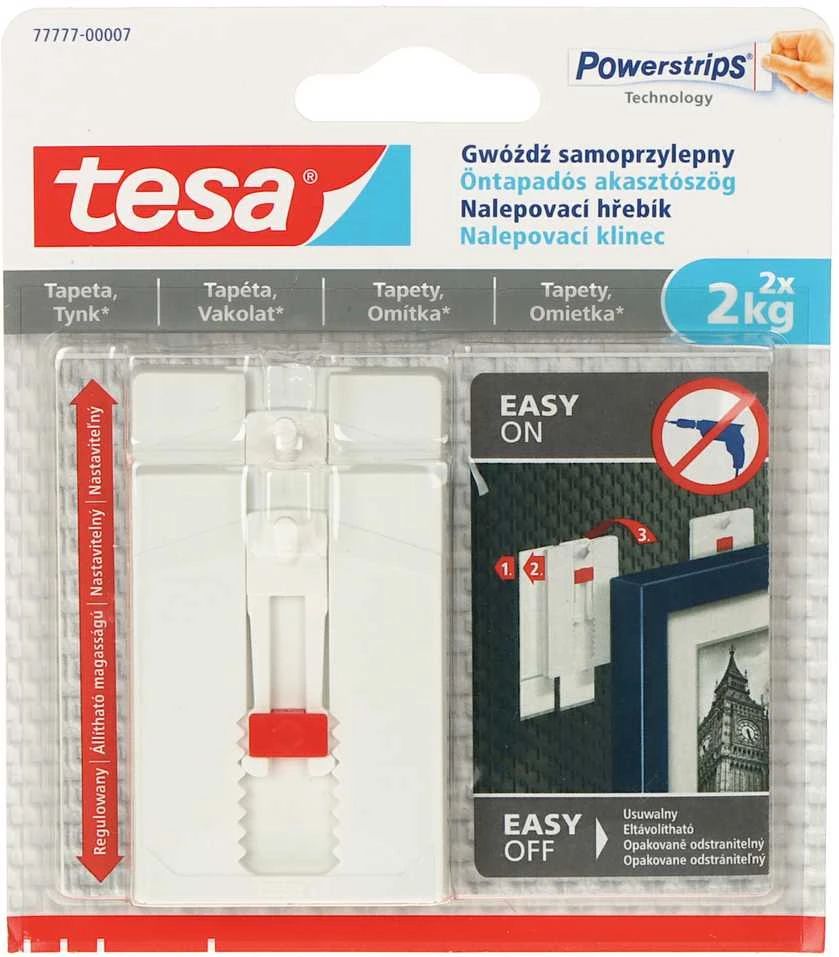 Tesa Gwoździe Savisriegiai vinys 2 vnt. po 2kg dt(+6 pl(h7777702)[aprašymas cz/sk,pl]