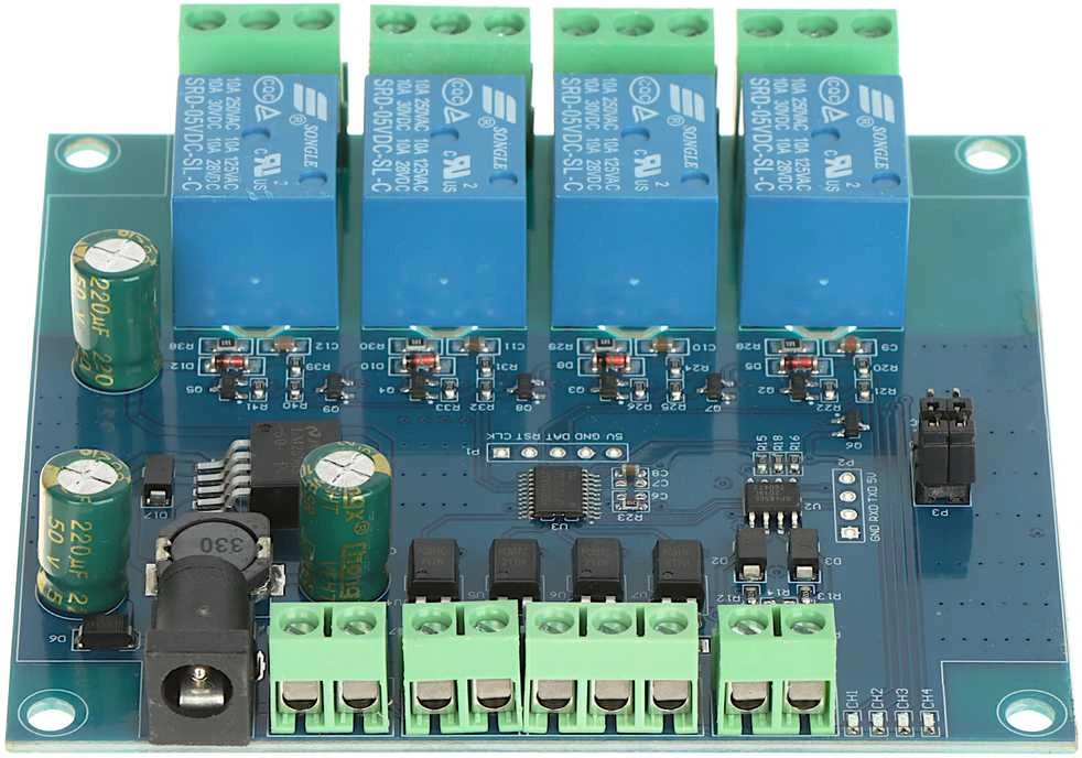 TST RELINIS MODULIS 4R-D7 Modbus RTU